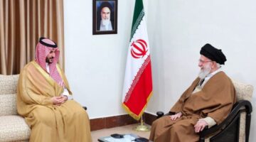 &nbsp;رسالة خطية من خادم الحرمين الشريفين إلى المرشد الأعلى لإيران
