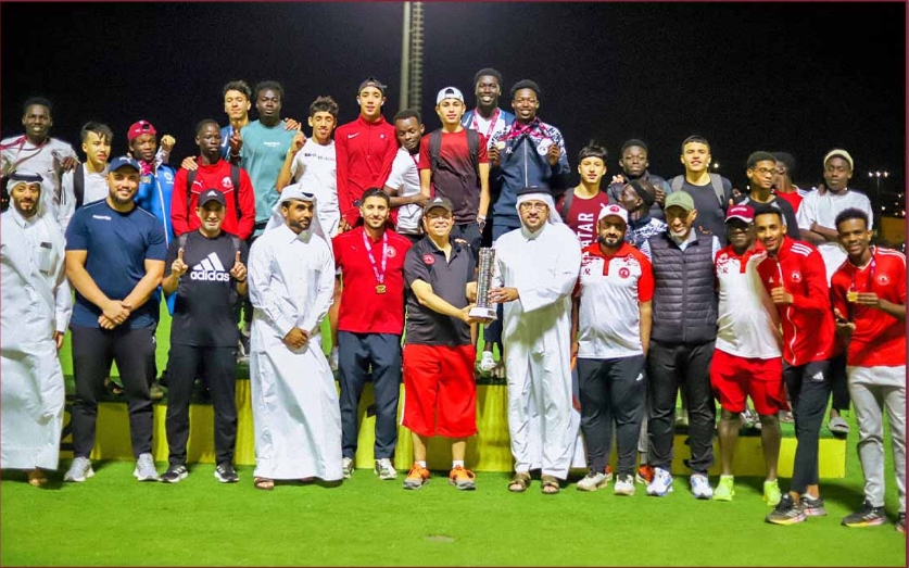 &nbsp;النادي العربي يحرز لقب كأس قطر لألعاب القوى لفئة الشباب