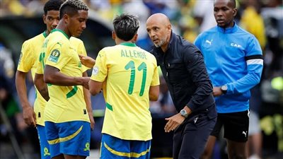 مدرب صن داونز: لابد من تحقيق نتيجة إيجابية أمام الأهلي في الذهاب.. ويجب ألا نتلقى أي هدف على ملعبنا مدرب صن داونز: لابد من تحقيق نتيجة إيجابية أمام الأهلي في الذهاب.. ويجب ألا نتلقى أي هدف على ملعبنا