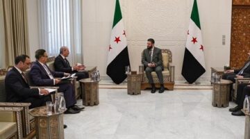 وزير الخارجية الأردني يبحث مع الشرع العلاقات الثنائية