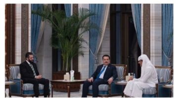 الشرع يلتقي رئيس الوزراء العراقي في قطر