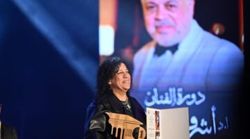 تكريم سما إبراهيم في ختام مهرجان الفضاءات المسرحية.. صور