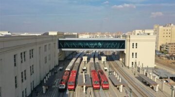 إيقاف قطارات خط (بشتيل   المناشي   إيتاي البارود) بالكوم الأحمر للتكامل مع الخط الثالث للمترو