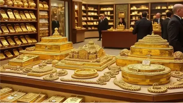 استقرار أسعار الذهب بعد خفض الفائدة.. وعيار 24 يسجل 5451 جنيها دون مصنعية استقرار أسعار الذهب بعد خفض الفائدة.. وعيار 24 يسجل 5451 جنيها دون مصنعية