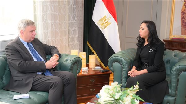 وزيرة التضامن تبحث مع السفير الألماني بالقاهرة تعزيز التعاون المشترك