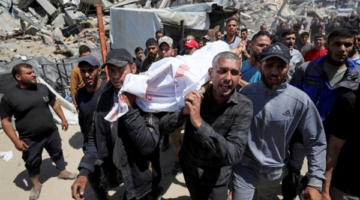 إبادة جماعية.. شهيدان بقصف الاحتلال خيمة تؤوي نازحين شمال قطاع غزة