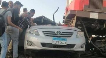 إصابة 3 أشخاص في حادث تصادم على طريق ميت غمر بالدقهلية