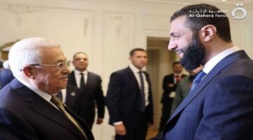 الرئيس السوري يستقبل نظيره الفلسطيني بالعاصمة دمشق