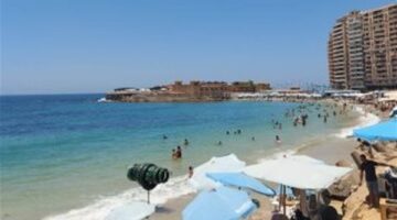 المواطنين يستمتعون بأجواء الربيع في  الإسكندرية