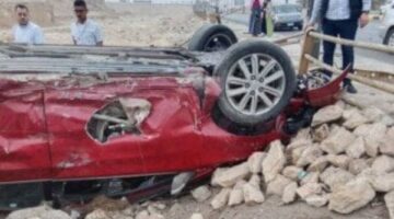 مصرع 3 أشخاص وإصابة 4 آخرين في تصادم 3 سيارات بالتجمع الخامس