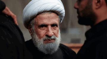 &quot;شيلوها من قاموسكن&quot;.. نعيم قاسم: لن نسمح لأحد أن ينزع سلاح حزب الله!