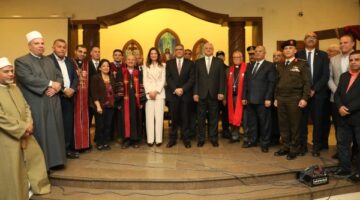 النجار يزور مقر الكنيسة الإنجيلية بالجيزة للتهنئة بعيد القيامة المجيد