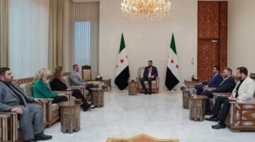 الرئيس السوري يلتقى بوفد الكونجرس الأمريكي في دمشق