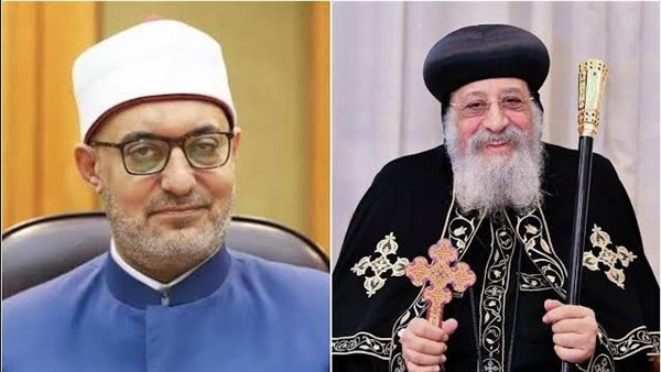مفتي الجمهورية يهنئ البابا تواضروس بعيد القيامة مفتي الجمهورية يهنئ البابا تواضروس بعيد القيامة