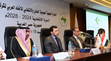 بحضور وزير الرياضة.. الشيخ على بن خليفة يفوز برئاسة الاتحاد العربي للكرة الطائرة بالتزكية