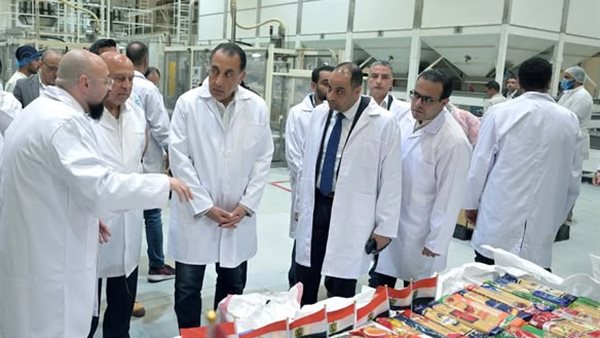 مدبولي يتفقد مصانع مجموعة المصرية السويسرية للمكرونة مدبولي يتفقد مصانع مجموعة المصرية السويسرية للمكرونة