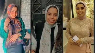 تشييع جثامين 3 فتيات من موظفات البنك الأهلي بأسيوط إثر مصرعهن في حادث تشييع جثامين 3 فتيات من موظفات البنك الأهلي بأسيوط إثر مصرعهن في حادث