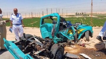 ربع نقل تودي بحياة 8 أشخاص و إصابة 25 آخرين في المنيا