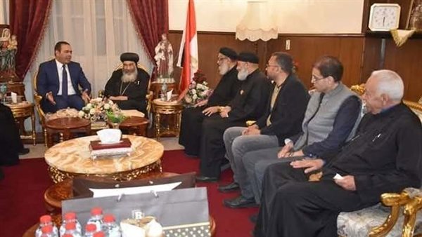 رئيس شباب النواب يهنئ مطران بورسعيد والأقباط بعيد القيامة رئيس شباب النواب يهنئ مطران بورسعيد والأقباط بعيد القيامة