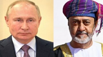 بوتين وسلطان عمان يجريان مباحثات في موسكو الثلاثاء حول المجالات الاقتصادية و”القضايا الراهنة على الساحة الدولية”