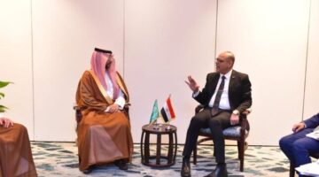 «جبران» يلتقي نائب وزير الموارد البشرية والتنمية الاجتماعية السعودي على هامش مؤتمر العمل