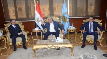 محافظ الغربية يستقبل نائب رئيس «السلع التموينية» ويؤكد: المواطن في قلب خطط التنمية