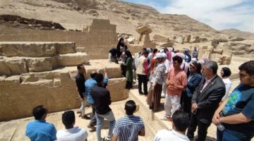 زيارة ميدانية لطلاب كلية الآثار بجامعة سوهاج لمنطقة أتريبس الأثرية