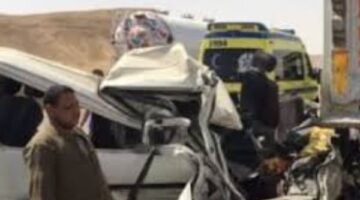 مصرع سائق وإصابة سيدة في حادث بالبدرشين