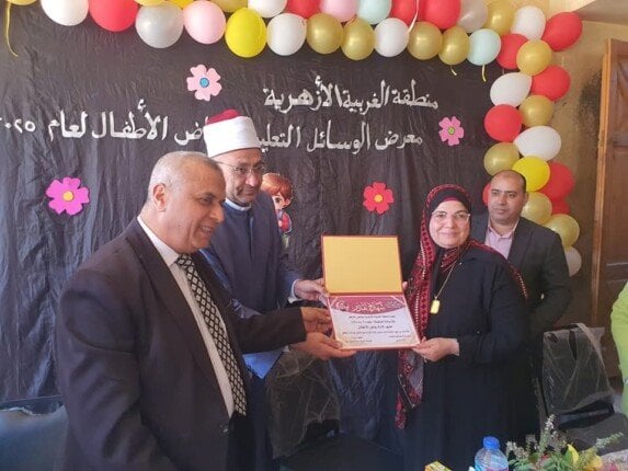منطقة الغربية الأزهرية تفتتح معرض الوسائل التعليمية لرياض الأطفال