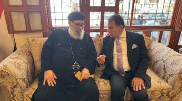 عضو أمانة الدفاع بحزب الجبهة يشارك الأقباط احتفالاتهم بعيد القيامة