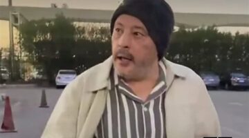 انفعال عمرو عبدالجليل على المصورين في عزاء سليمان عيد