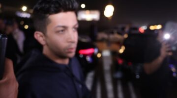 بعد زواجه بأيام .. هشام جمال يؤدي واجب العزاء فى الفنان سليمان عيد