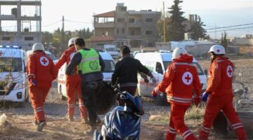 انتشال أشلاء شهيدين في محيط راشيا الفخار