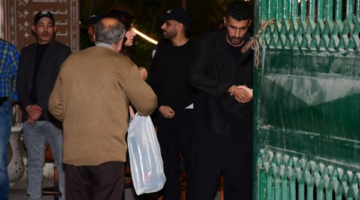 عزاء الفنان سليمان عيد.. محمد سامي ونشوى مصطفى يقدمون العزاء