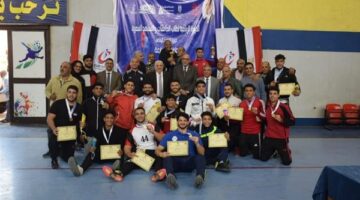 إعلان نتائج بطولة المصارعة للجامعات والمعاهد العليا