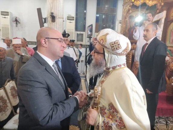 محافظ بني سويف يشهد مراسم صلاة قداس عيد القيامة المجيد بمطرانية ببا محافظ بني سويف يشهد مراسم صلاة قداس عيد القيامة المجيد بمطرانية ببا