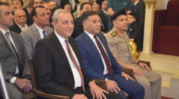 محافظ الغربية يشارك الأقباط احتفالات عيد القيامة المجيد بكنيسة مارجرجس