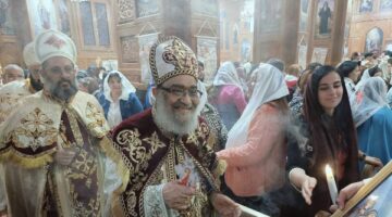 الشمامسة الأطفال يخطفون الأنظار في قداس عيد القيامة المجيد ببورسعيد |شاهد