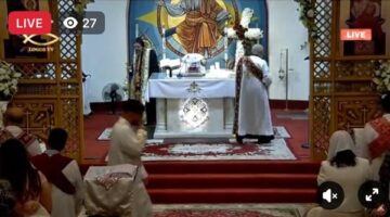 قداس عيد القيامة المجيد من كنيسة القديس موريس