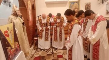 كنيسة سيدة البشارة بالمهاجرين تحتفل بعيد القيامة المجيد