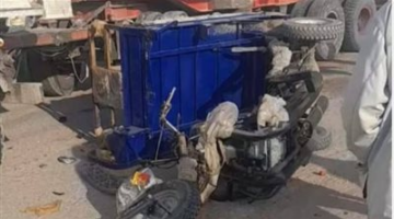 تصادم سيارتين أعلى طريق إسكندرية الصحراوي وإصابة 8 أشخاص