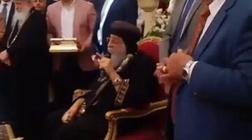 البابا تواضروس الثاني يستقبل المهنئين بعيد القيامة المجيد في الكاتدرائية