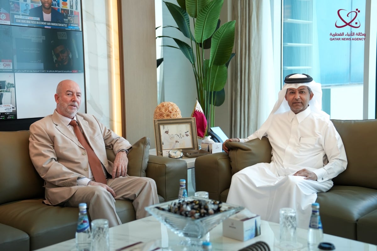 مدير عام وكالة الأنباء القطرية يجتمع مع السفير الكوبي مدير عام وكالة الأنباء القطرية يجتمع مع السفير الكوبي
