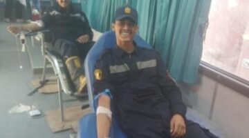 أمن الوادي الجديد ينظم حملة للتبرع بالدم