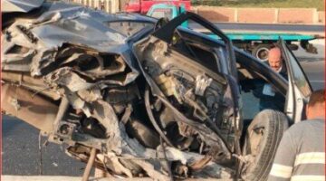 إصابة 9 أشخاص في حادث مروع أعلى طريق مصر الإسكندرية الصحراوي