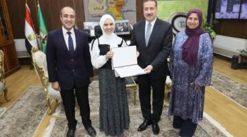 محافظ المنوفية يقدم مكافآت مالية للطلاب الفائزين في مسابقة القرآن الكريم