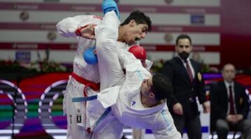 يوسف بدوي ينتزع ذهبية الدوري العالمي للكاراتيه