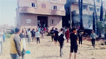 إصابة 4 أشخاص في حريق بكفرالشيخ