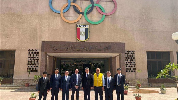 العريان وحسني يستقبلان وفد جامعة كابيتال الصينية لبحث التعاون في الدراسات الأولمبية العريان وحسني يستقبلان وفد جامعة كابيتال الصينية لبحث التعاون في الدراسات الأولمبية