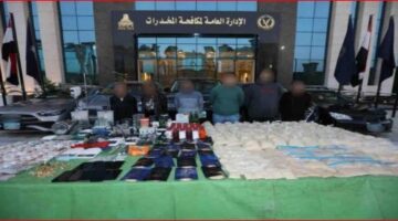 سقوط تشكيل عصابي بحوزتهم مخدرات بـ 420 مليون جنيه في القاهرة